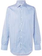 Finamore 1925 Napoli Classic Striped Shirt - Blue