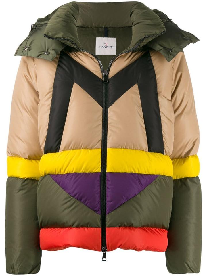 Moncler Maritsa M Logo Puffer Jacket - Green