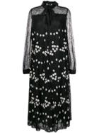 Giambattista Valli Floral Lace Dress - Black