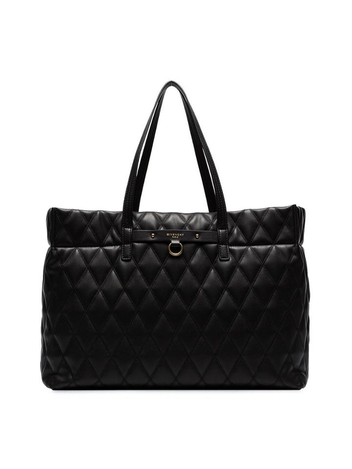 Givenchy Black Duo Quilted Tote Bag
