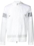 Moncler 'frares' Windbreaker Jacket, Men's, Size: 3, White, Cotton/polyamide