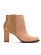 Zeferino Suede And Leather Boots - Nude & Neutrals