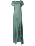 A.f.vandevorst Long Asymmetric T-shirt Dress - Green