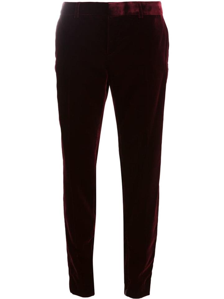 Saint Laurent Velvet Tailored Trousers