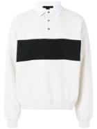 Alexander Wang Fleece Polo Shirt - White