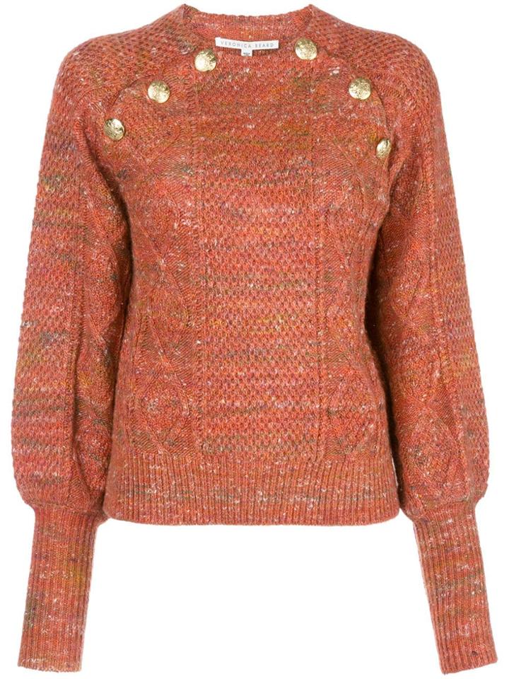 Veronica Beard Cable-knit Sweater - Orange