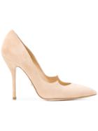 Paul Andrew Scalloped Detail Pumps - Nude & Neutrals