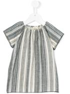 Douuod Kids - Striped Shift Dress - Kids - Cotton - 12 Yrs, Girl's, Grey