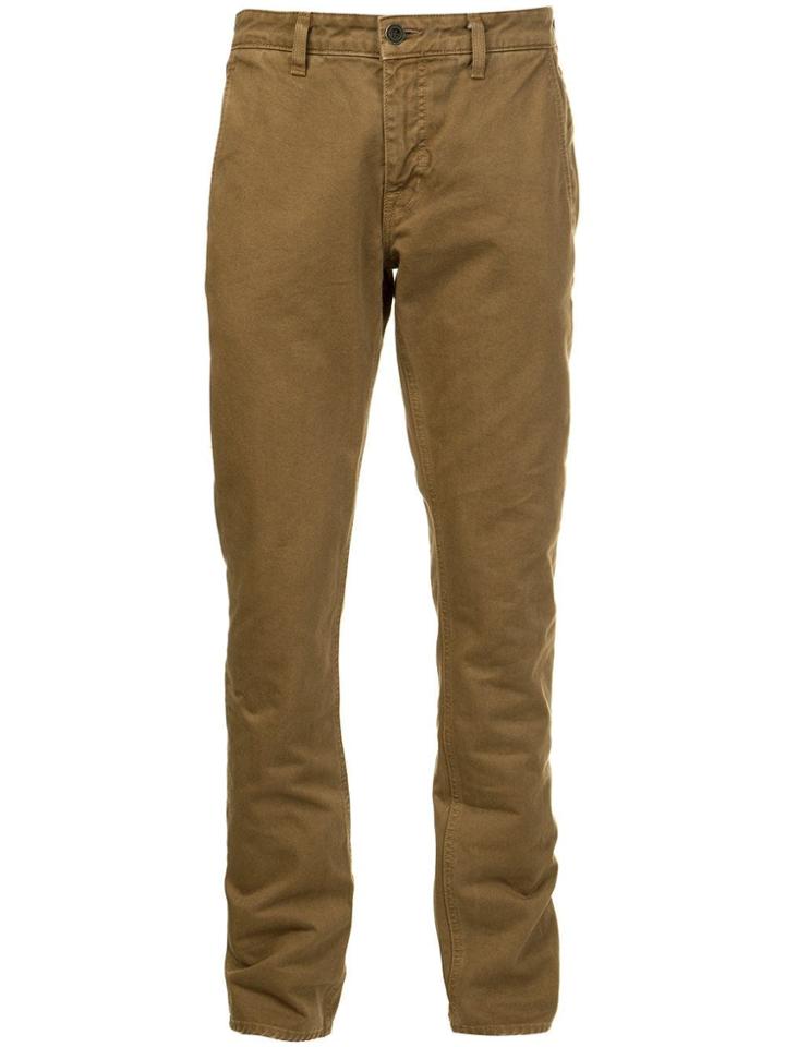 Current/elliott Chino Trousers - Brown