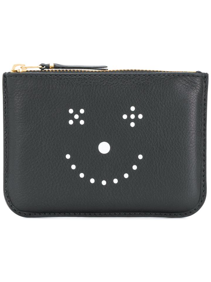 Jijibaba Smiley Print Cardholder - Black