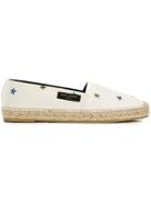 Saint Laurent Star Print Espadrilles - Neutrals