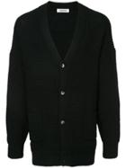 Monkey Time V-neck Slouchy Cardigan - Black
