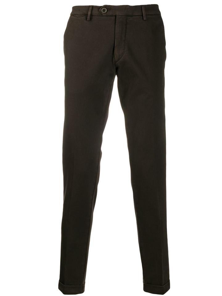 Al Duca D'aosta 1902 Turned Hem Trousers - Brown