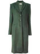 Gigli Vintage Button Front Long Coat, Women's, Size: 46, Green