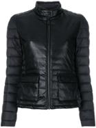 Save The Duck Capp Panelled Puffer Jacket - Black