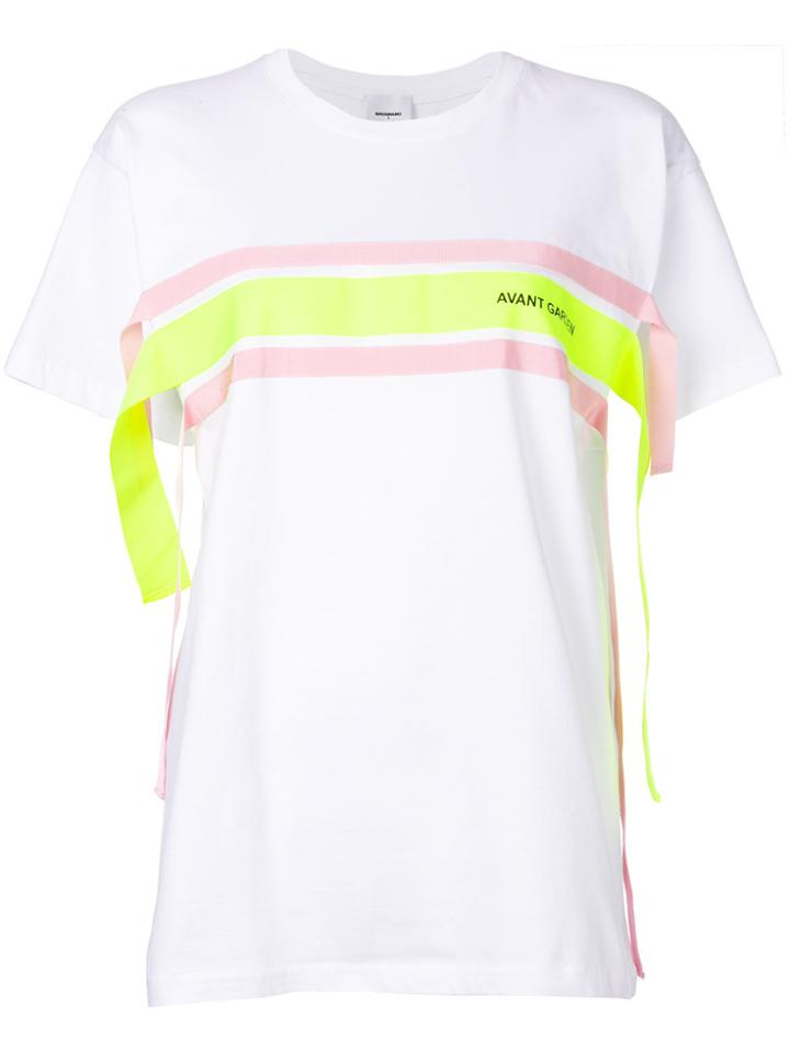 Brognano Colour-block T-shirt - White