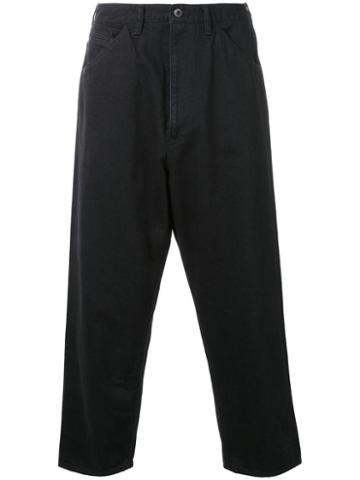 Bukht 'big Denim Ow' Trousers, Men's, Size: 1, Black, Cotton