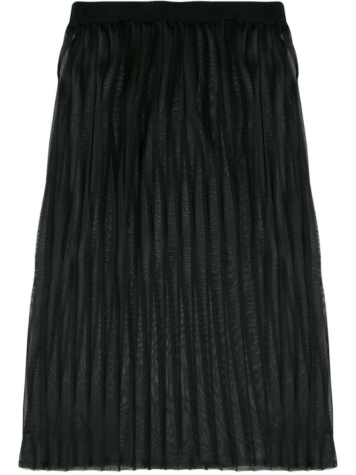 Dondup Layered Pleated Skirt - Black