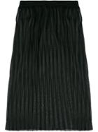 Dondup Layered Pleated Skirt - Black