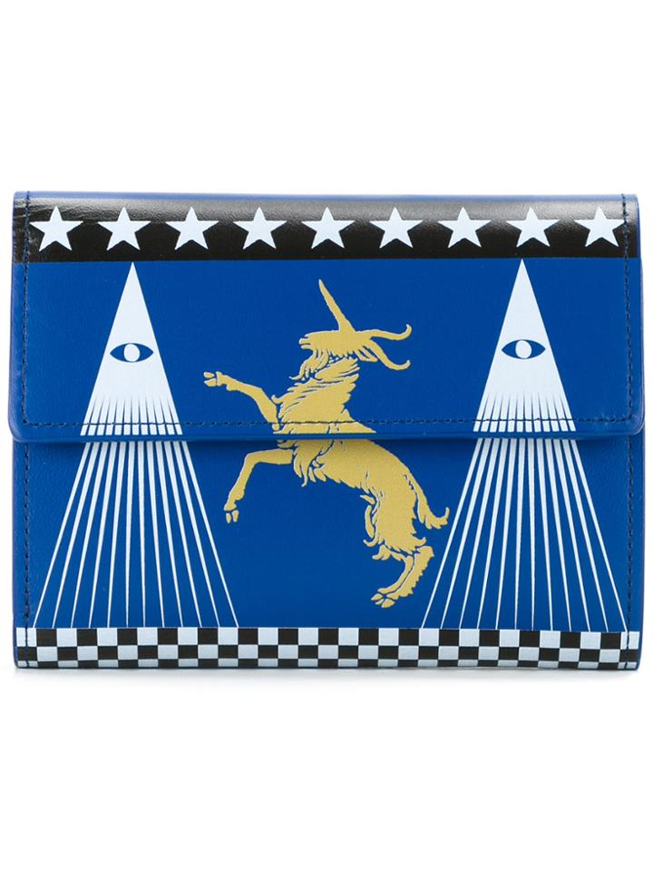 Undercover Printed Wallet - Blue