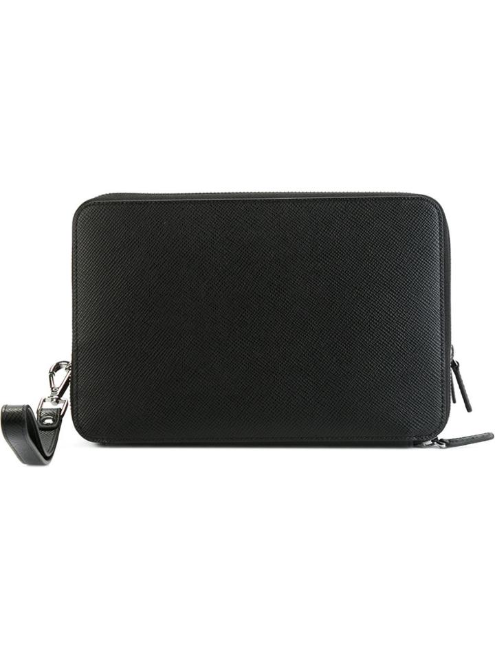 Michael Kors 'harrison' Clutch - Black