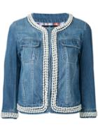Guild Prime Cropped Denim Jacket, Women's, Size: 34, Blue, Cotton