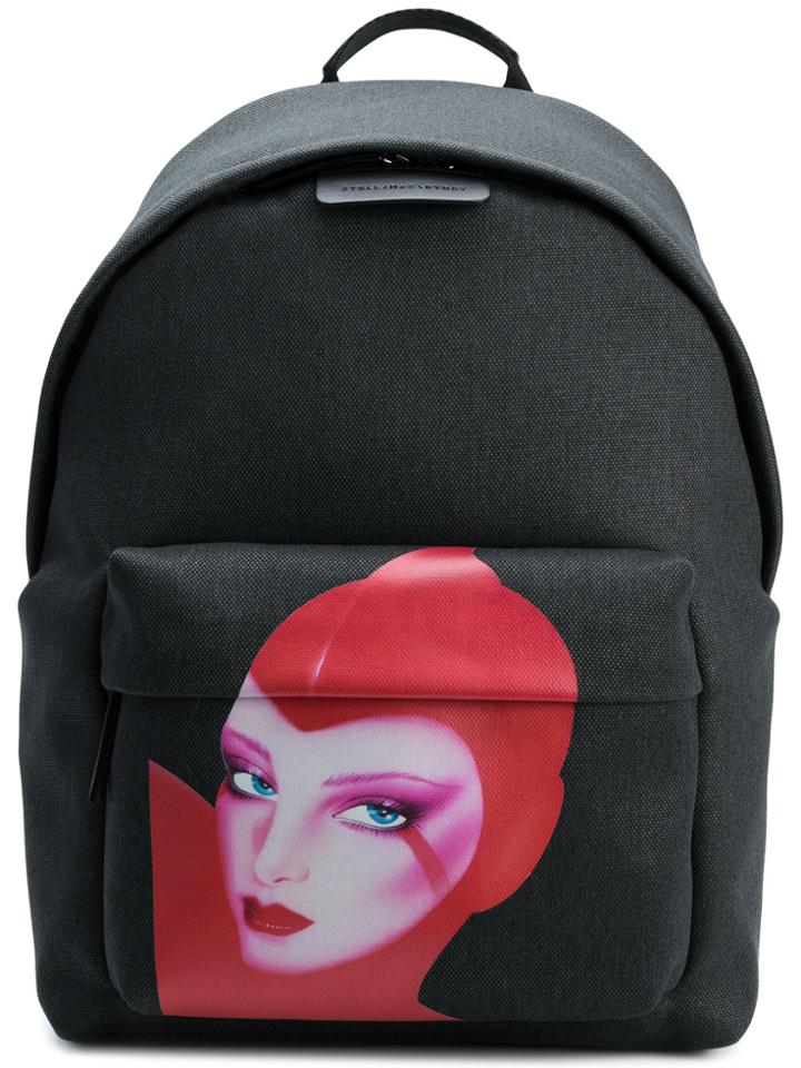 Stella Mccartney Printed Backpack - Grey