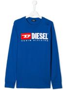 Diesel Kids Logo Sweatshirt - Blue
