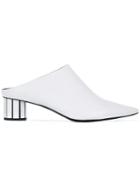 Proenza Schouler Mirrored Heel Mules - Optic White/white Plexi
