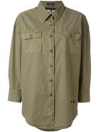 Nlst Chest Pocket Shirt, Women's, Size: S, Green, Cotton
