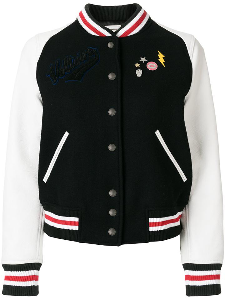 Zadig & Voltaire Birdie Letterman Jacket - Black