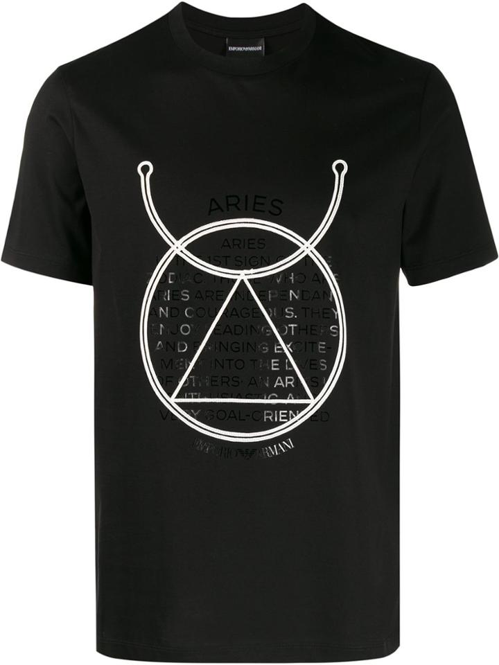 Emporio Armani Aries Crewneck T-shirt - Black