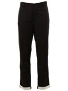Ann Demeulemeester Grise Turn Up Hem Trousers, Men's, Size: Medium, Black, Cotton