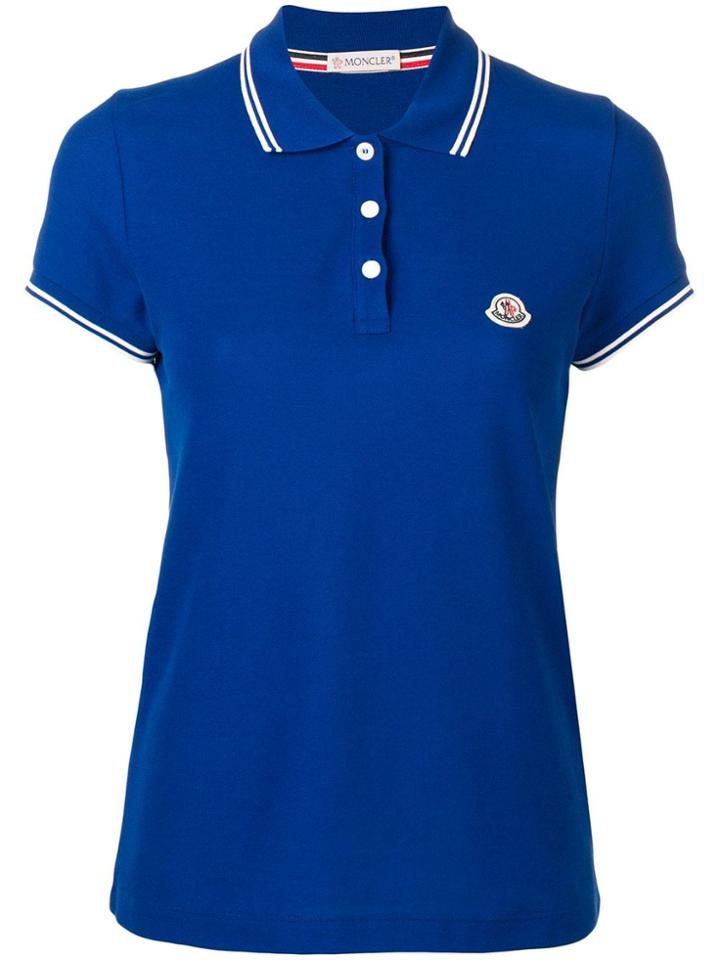 Moncler Classic Polo - Blue