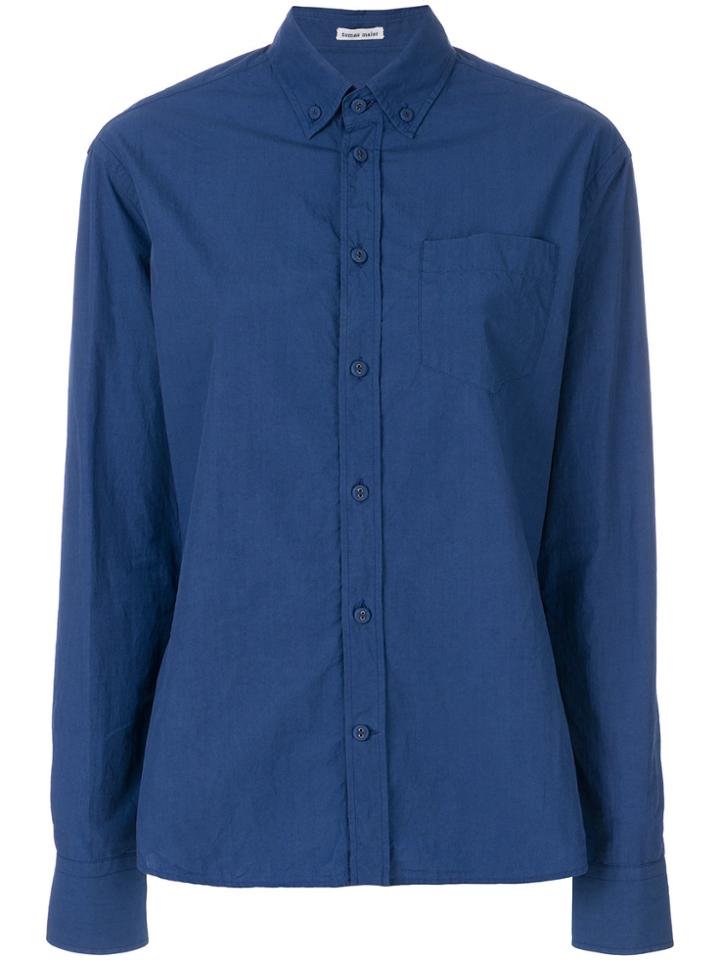 Tomas Maier Boyfriend Shirt - Blue