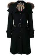 Burberry Claybrooke Single Breasted Coat - Black