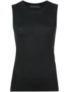 Sally Lapointe Knitted Tank Top - Black
