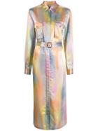Sies Marjan Belted Shirt Midi Dress - Yellow