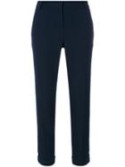 Carven Cropped Cigarette Trousers - Blue