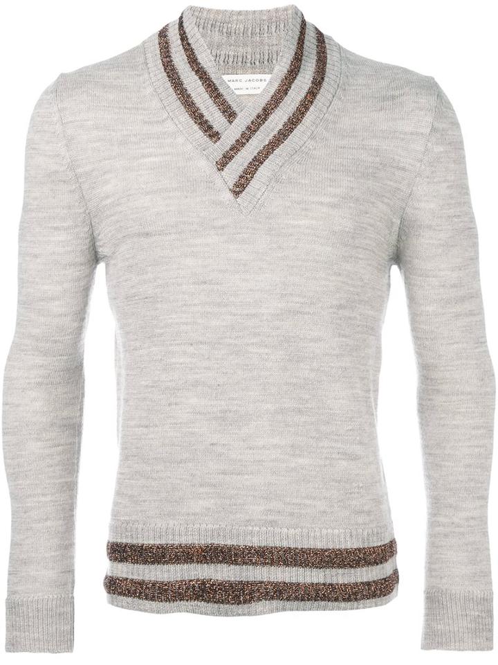 Marc Jacobs Metallic Stripe Jumper