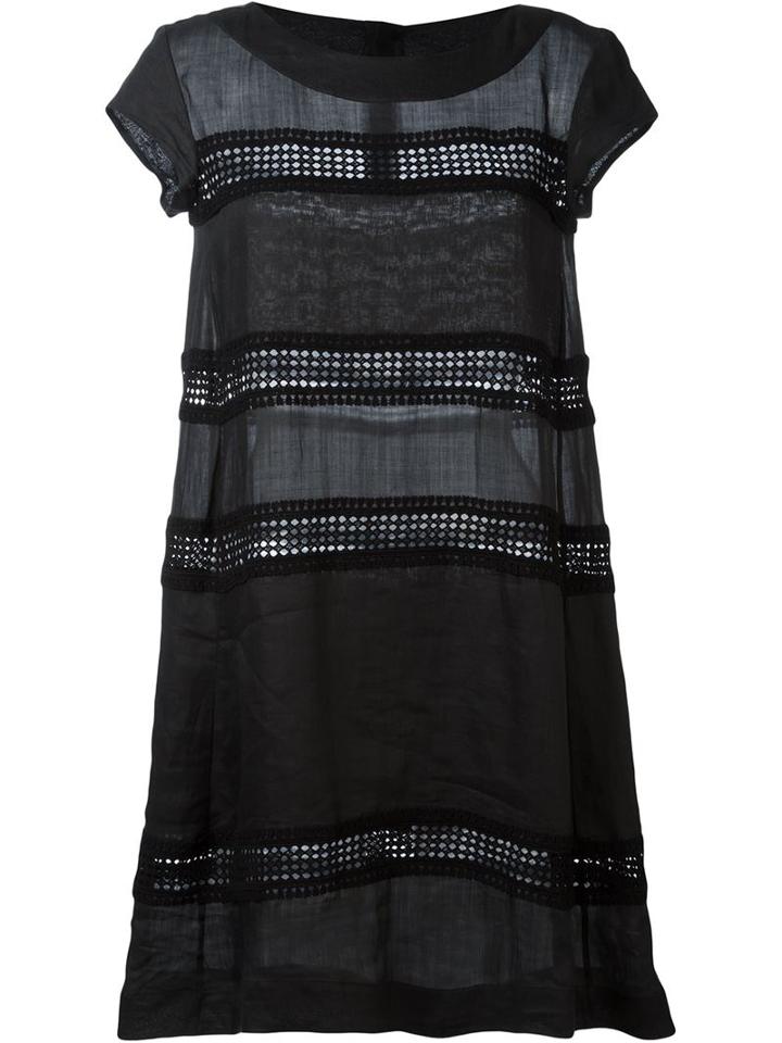 Ermanno Scervino Crochet Hearts Detailing Dress