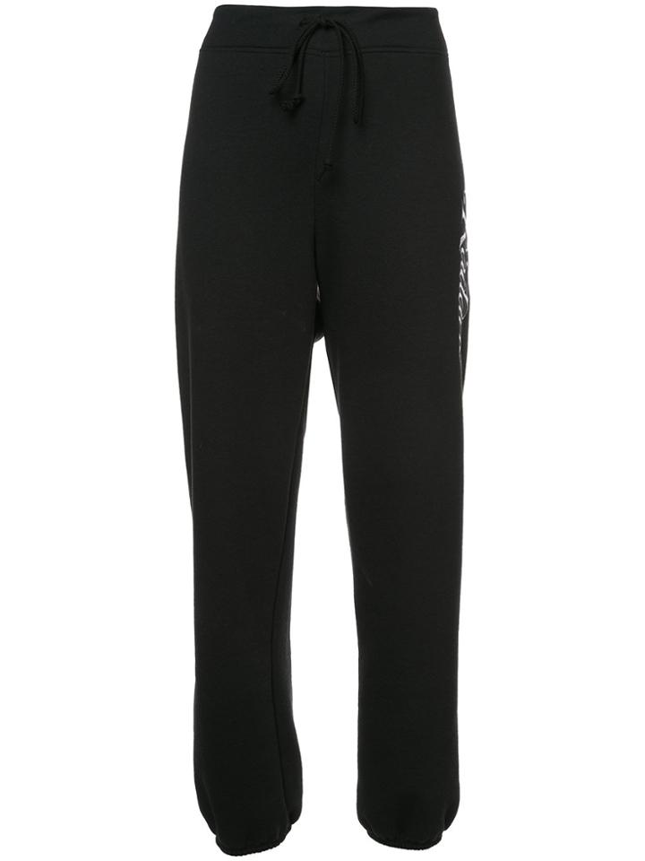 Rodarte Embroidered Logo Track Pants - Black