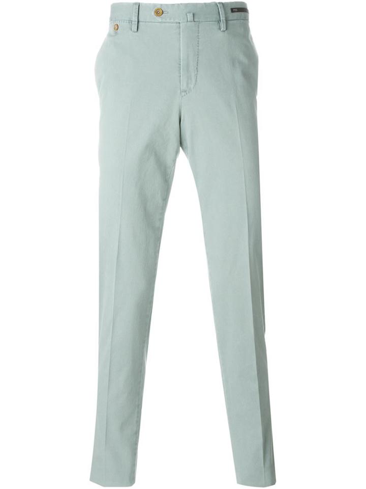Pt01 Slim Fit Trousers, Men's, Size: 52, Cotton/spandex/elastane