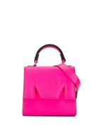 Msgm Neon Mini Tote Bag - Pink