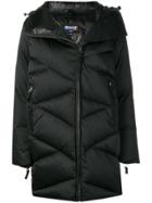 Blauer Quilted Padded Coat - Black