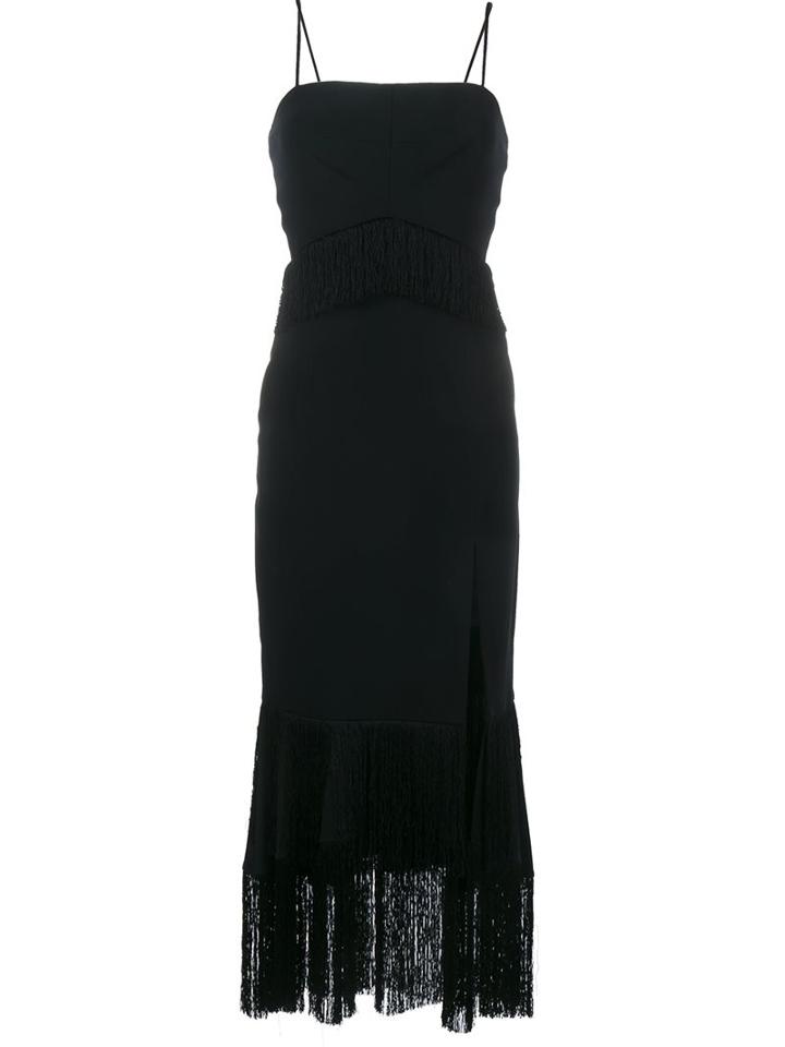 Jonathan Simkhai Fringed Strapless Dress