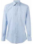 Dolce & Gabbana Classic Shirt, Men's, Size: 45, Blue, Cotton/spandex/elastane
