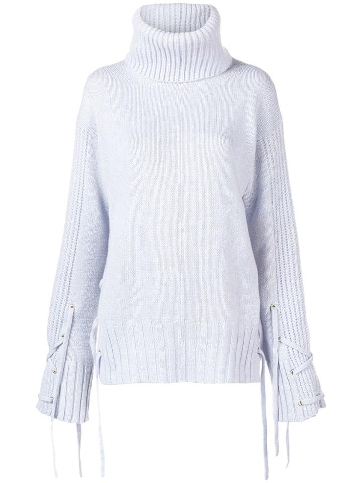 Mcq Alexander Mcqueen Oversized Knit Sweater - Blue