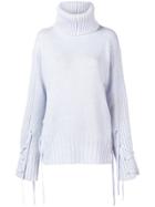 Mcq Alexander Mcqueen Oversized Knit Sweater - Blue