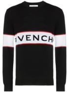 Givenchy Logo Stripe Sweater - Black